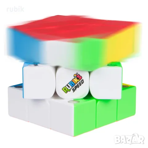 Оригинален куб на Рубик за скоростно нареждане Rubik's Magnetic Speed Cube 3x3x3 55мм - Stickerless, снимка 5 - Игри и пъзели - 48117413