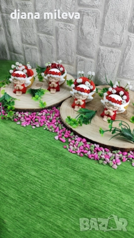 Ангелчета в  червен  цвят!, снимка 14 - Декорация за дома - 51433180