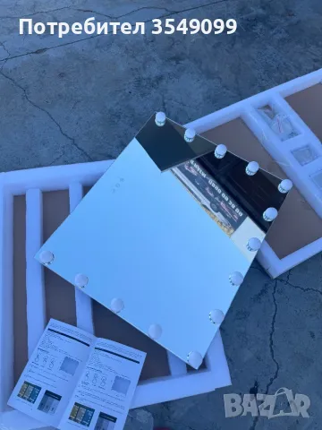 Лед огледало с тъч три цвята, снимка 1