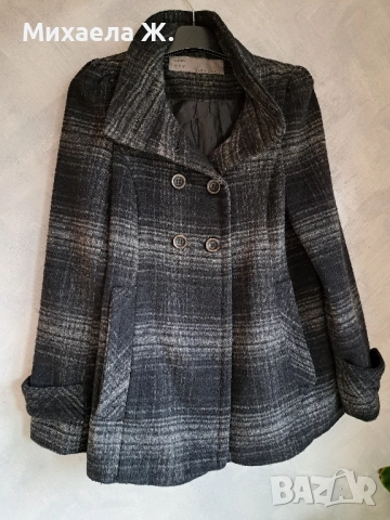 Вълнено палто Zara S размер 