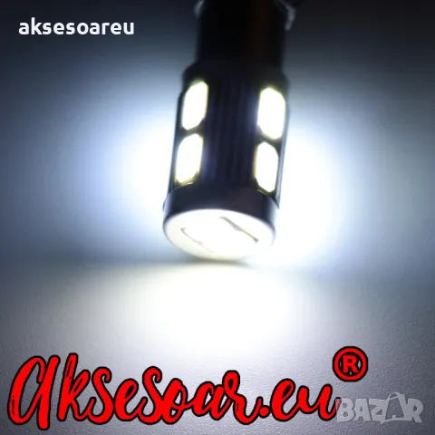 2 броя Нови габарити BAX9S с 10 LED диода крушка H6W-DC 12 V габаритни крушки фарове дневни светлини, снимка 11 - Аксесоари и консумативи - 49905383