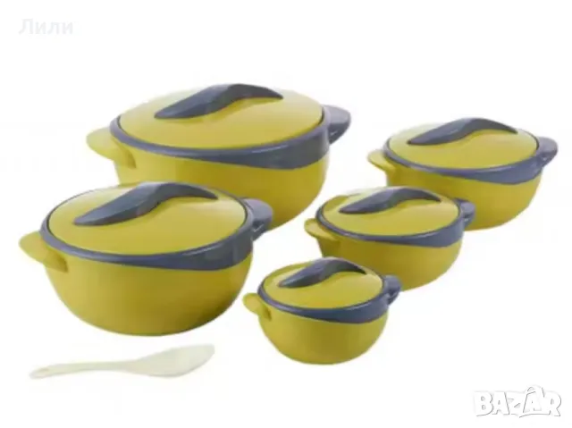 5 термо тенджери от неръждаема стомана – Перфектното решение за съхранение и запазване на храна, снимка 3 - Съдове за готвене - 48462683