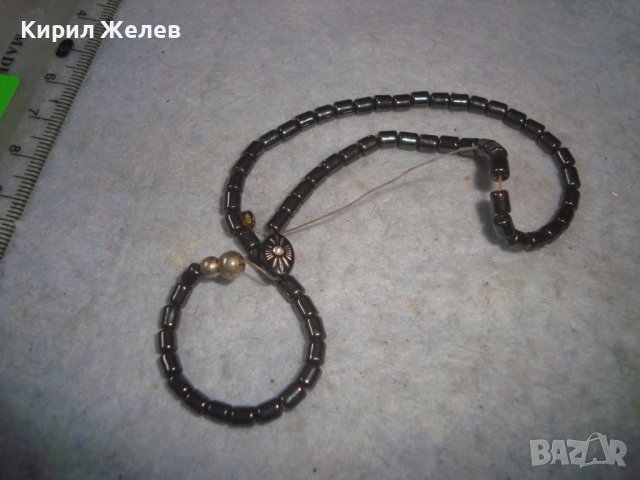 ГЕРДАНЧЕ от ХЕМАТИТ ХЕНД - МЕЙД АРТ НАКИТ КОЛИЕ СТАРО 29438