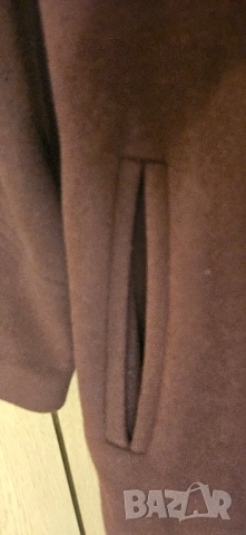 Кафяво дълго палто, XL, снимка 5 - Палта, манта - 51786666