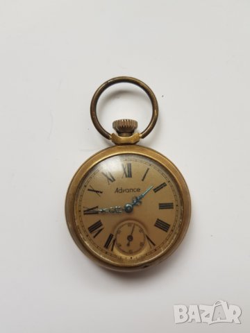 Стар джобен часовник Advance, снимка 2 - Антикварни и старинни предмети - 32533094