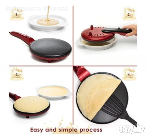 Електрически тиган за палачинки и пролетни рулца TV515, снимка 1