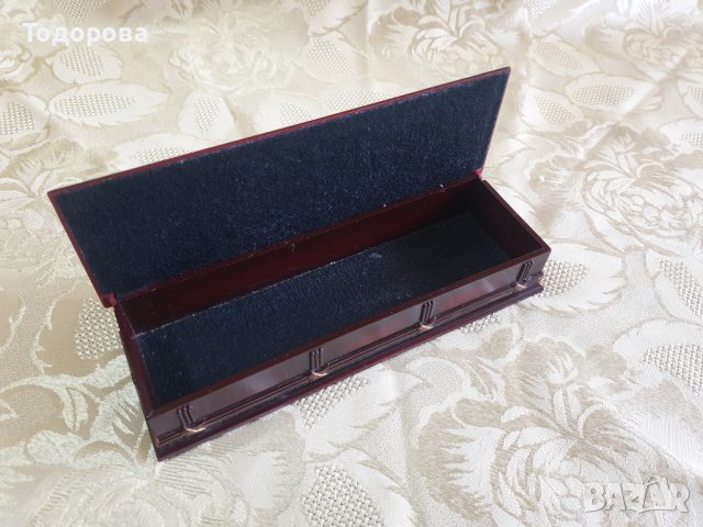 Изящна  кутия/моливник, снимка 5 - Антикварни и старинни предмети - 44115714
