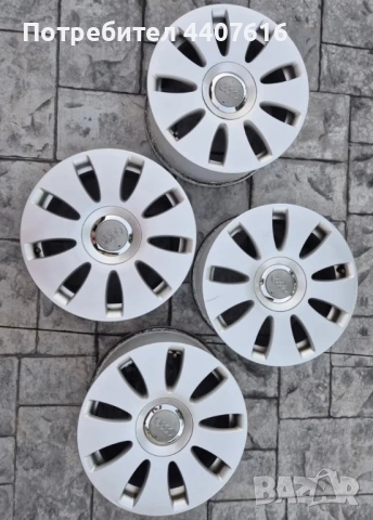 Оригинални джанти за ауди 5х112+4 броя летни гуми