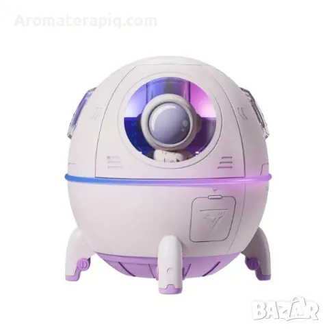 Арома дифузер Астронавт в космическа капсула с LED светлини 220 мл, снимка 3 - Други стоки за дома - 49605807