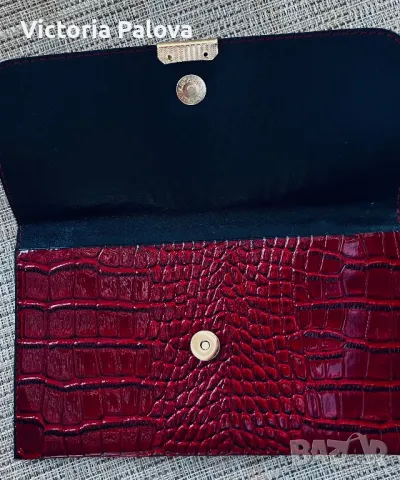 Красива чанта бордо, снимка 6 - Чанти - 47519567