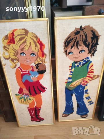 antique-2бр картини france-made in France 🇫🇷 0212212336