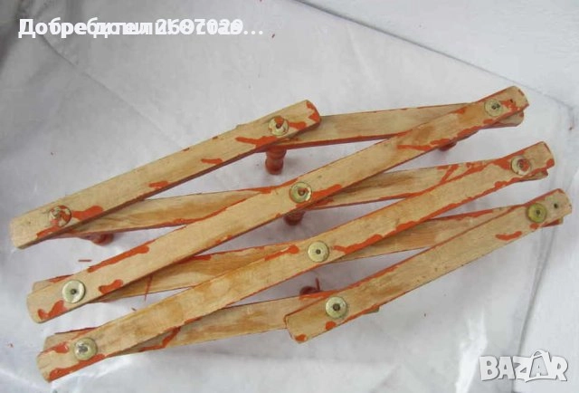 кутия за стена с пате, закачалка - акордеон, стари дървени, снимка 11 - Други ценни предмети - 29743292