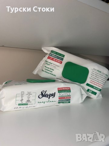 Санитарни мокри кърпи с Бял Сапун – Sleepy EasyClean, снимка 1