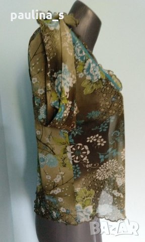 Екзотична еластична блуза / топ "Promiss" / унисайз , снимка 9 - Блузи с дълъг ръкав и пуловери - 15885422