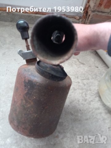 Стара бензинова горелка, снимка 5 - Антикварни и старинни предмети - 32516541