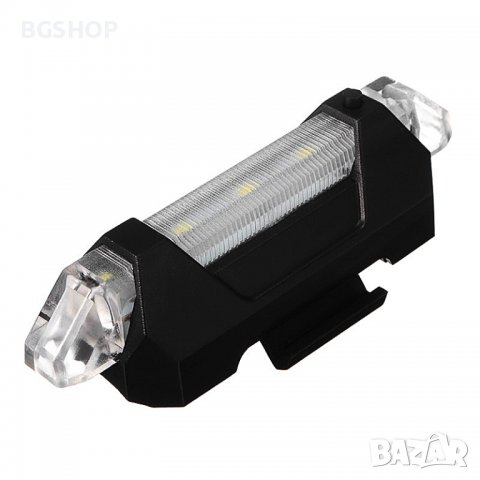 Светлоотразител за Велосипед , колело LED - USB Стоп , Фенер - White, снимка 3 - Аксесоари за велосипеди - 39367731