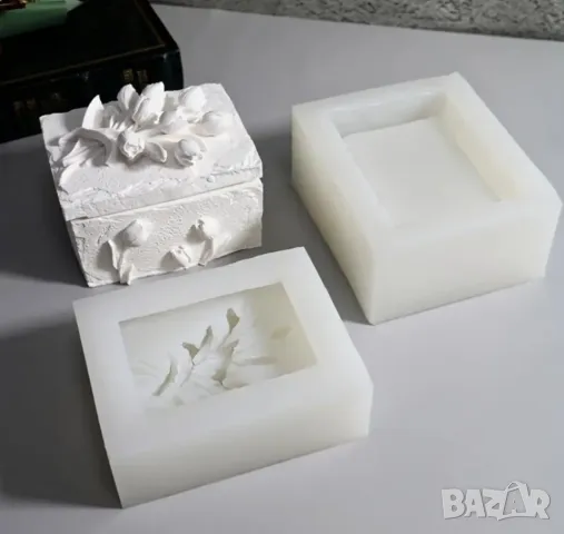 Молд кутия лалета с капак 9/8,2 см, снимка 5 - Форми - 49753862