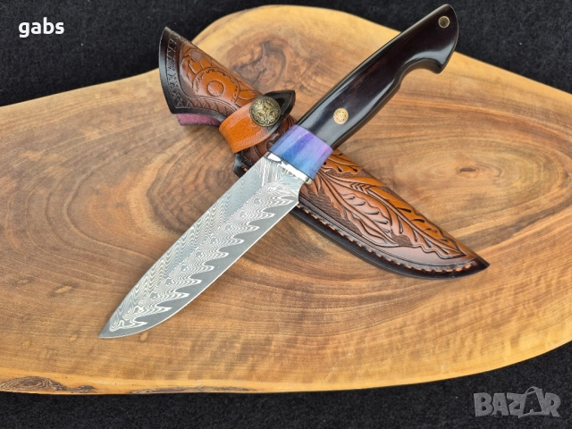 Ловен нож дамаска стомана LN423