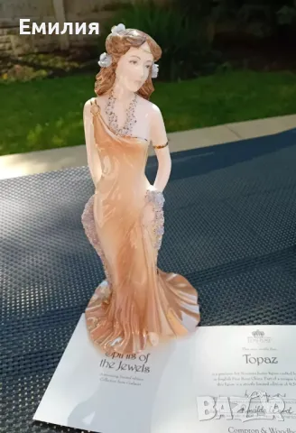 Три статуетки на Coalport, снимка 2 - Статуетки - 49019269