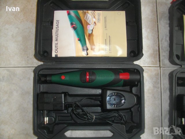 Акумулаторна 9,6 Волта-Мини Дрелка-Шлифовалка-Немска-Parkside, снимка 6 - Други инструменти - 33240063