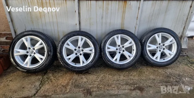 Оригинални джанти Audi 17 цола 5x112 с гуми, снимка 5 - Гуми и джанти - 50212265