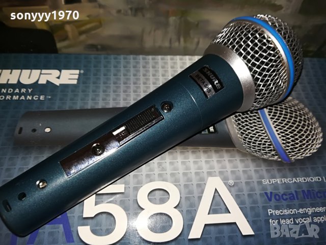 shure-beta sm58s-внос швеицария, снимка 4 - Микрофони - 28917231