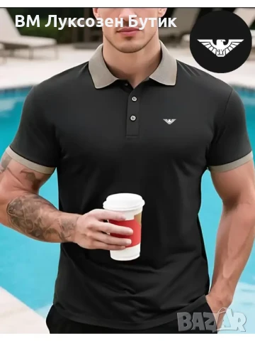 👕 Луксозна Поло Тениска – BM Луксозен Бутик 👑, снимка 1