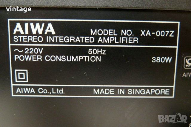 Aiwa XA-007Z, снимка 7 - Ресийвъри, усилватели, смесителни пултове - 43036487