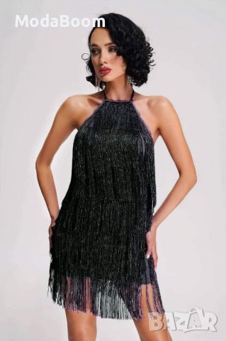 💥Уникална стилна дамска рокля / два цвята💥, снимка 4 - Рокли - 43353070