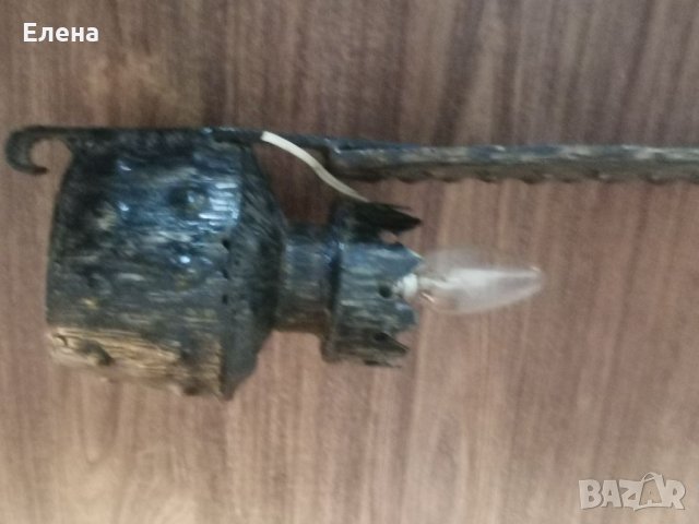 Газова лампа преправена, снимка 4 - Лампи за стена - 34835972