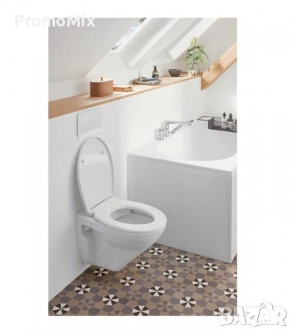 Тоалетна седалка с капак Villeroy & Boch 9M38S101 O.Novo тоалетна седалка дъска за тоалетна чиния, снимка 3 - Други стоки за дома - 39457344