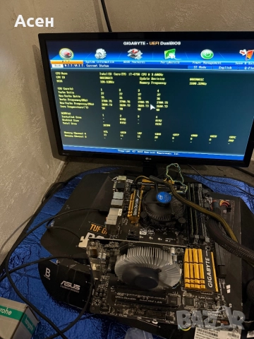 Дънна платка Gigabyte GA-Z97X-UD3H-BK 1150 и Процесор Intel Core i7-4790  И рам 16 гб