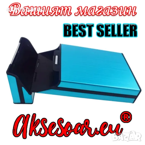 Нова Алуминиева табакера кутия Слим за тънки цигари мурати слим Murati slim контейнер за съхранение , снимка 6 - Табакери - 50223336