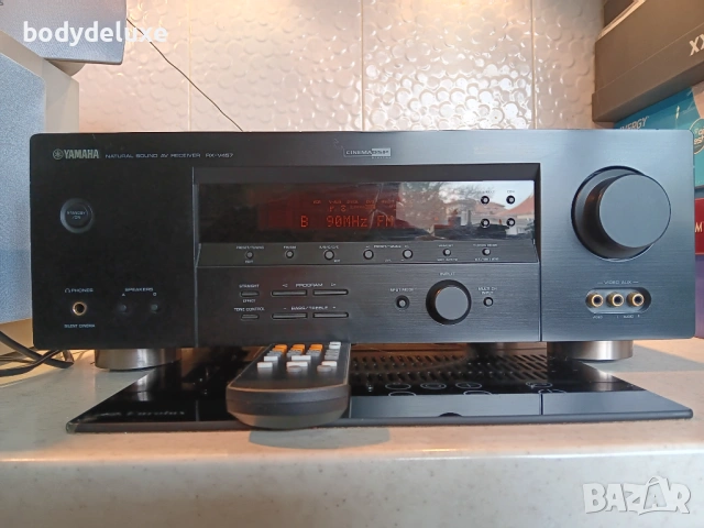 Yamaha rx-v457 ресийвър с дистанционно, снимка 2 - Ресийвъри, усилватели, смесителни пултове - 53602833