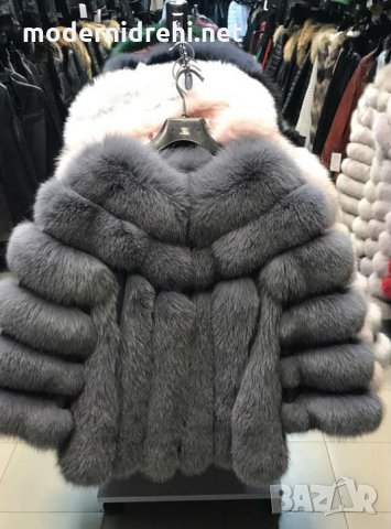 Дамско луксозно палто лисица код 38, снимка 1 - Палта, манта - 27482485