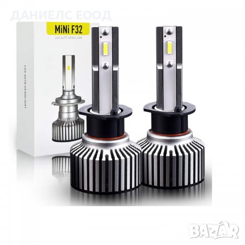 LED крушки за фарове R9 F32 mini H1 /50W-6000K-CANBUS