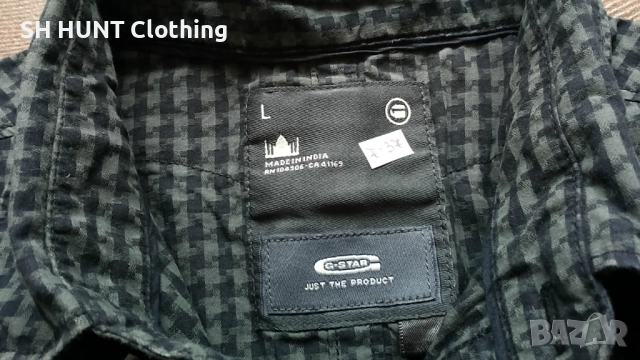 G-Star CAVALRY Check Dress Shirt L/S размер M мъжка риза 7-37, снимка 13 - Ризи - 52204583