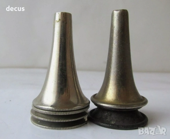 Античен медицински звуков спекулум за ухо - апарат 7 бр, снимка 7 - Антикварни и старинни предмети - 51462429