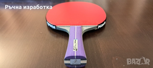 НОВО nittaku factive 7 хилка за тенис на маса дърво hammond japan гума, снимка 3 - Тенис - 51751395