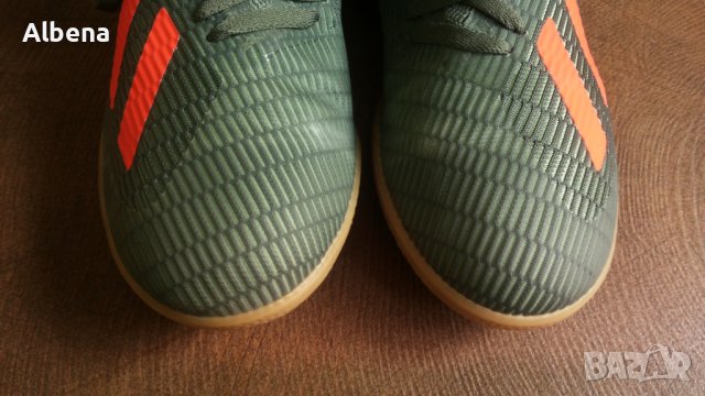 Adidas Ndoor X 19.3 IN J Soccer Shoes Размер EUR 37 1/3 / UK 4 1/2 детски за футбол в зала 187-13-S, снимка 11 - Детски маратонки - 43050615