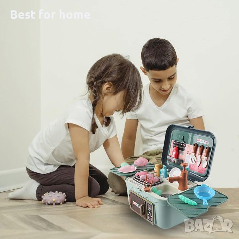 Детска кухня с вода, звуци и светлини Toys Little Chef Kitchen, снимка 7 - Други - 43355957