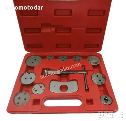 Комплект за смяна на накладки при дискови спирачки 12 части, снимка 1