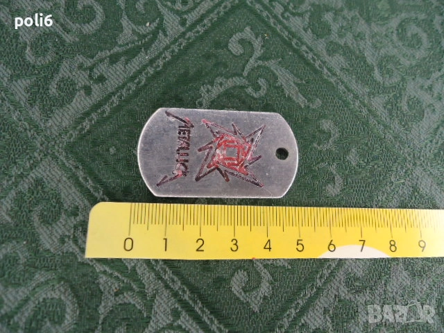 медалион METALLICA ,плочка METALLICA, снимка 4 - Колиета, медальони, синджири - 52593718