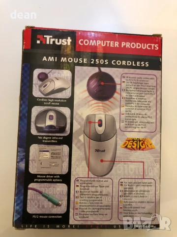 Компютърна мишка  Trust, снимка 5 - Клавиатури и мишки - 50596121