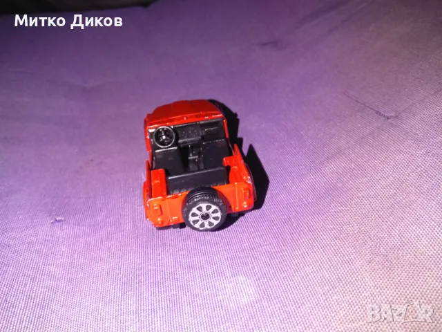 Bburago маркова метална количка Wranglerвинтидж 1:43, снимка 2 - Колекции - 48309434