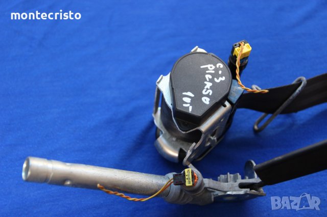 Преден десен колан Citroen C3 Picasso (2008-2016г.) предпазен колан, снимка 4 - Части - 37417994