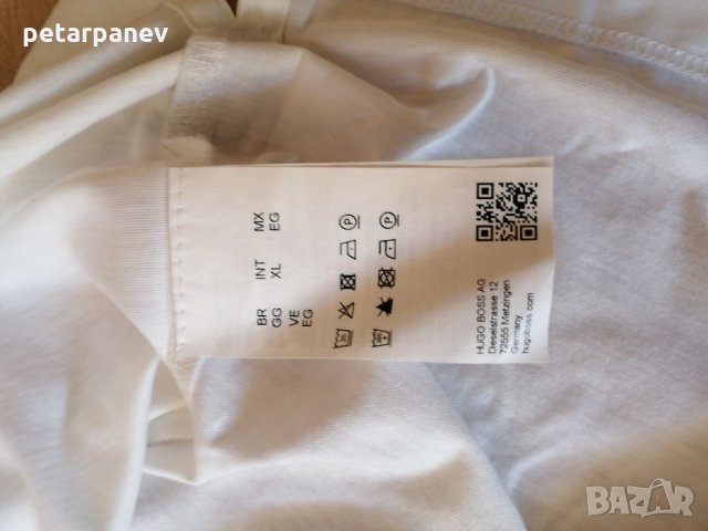Нова мъжка блуза Hugo Boss Slim fit - XL размер, снимка 6 - Тениски - 34789045