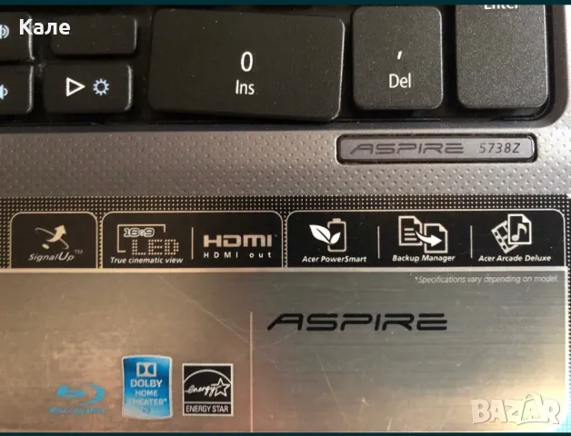 Лаптоп ACER Aspire 4GB 15.5” HDMI, снимка 3 - Лаптопи за дома - 50085142