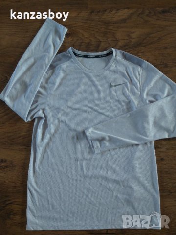 NIKE Breathe Running Reflective Dri-Fit - страхотна мъжка блуза, снимка 5 - Блузи - 34686436