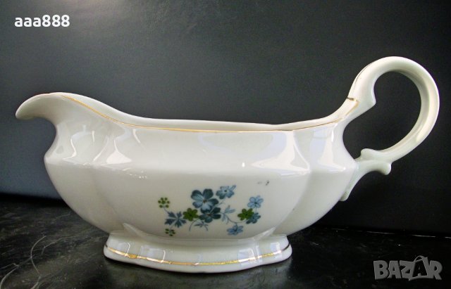 Сосиера български порцелан Китка Нови пазар, снимка 2 - Антикварни и старинни предмети - 14074876